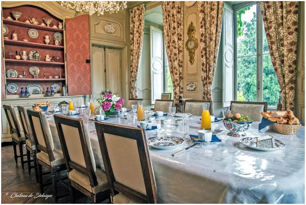 Couette-café Château de Sédaiges Marmanhac